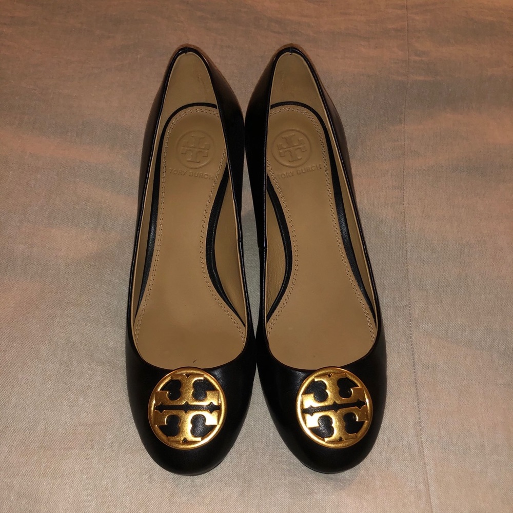 Black Tory Burch platforms